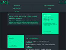 Tablet Screenshot of labs.mwrinfosecurity.com